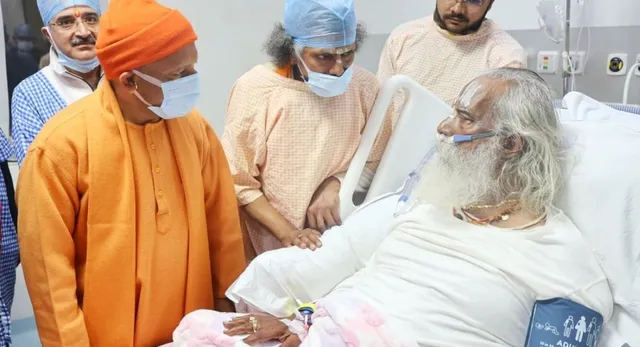 मुख्यमंत्री योगी आदित्यनाथ ने मेदांता अस्पताल में महंत नृत्य गोपाल दास का हालचाल जाना,CM Yogi Adityanath visits Medanta Hospital to meet Mahant Nritya Gopal Das,मुख्यमंत्री योगी आदित्यनाथ, महंत नृत्य गोपाल दास, मेदांता अस्पताल लखनऊ, राम जन्मभूमि न्यास अध्यक्ष, यूपी न्यूज, लखनऊ समाचार,CM Yogi Adityanath, Mahant Nritya Gopal Das, Medanta Hospital Lucknow, Ram Janmabhoomi Trust,सीएम योगी मेदांता अस्पताल, महंत नृत्य गोपाल दास स्वास्थ्य,CM Yogi Medanta Hospital, Mahant Nritya Gopal Das Health,मुख्यमंत्री योगी आदित्यनाथ, महंत नृत्य गोपाल दास, मेदांता अस्पताल लखनऊ, राम जन्मभूमि न्यास, अयोध्या समाचार, यूपी धार्मिक खबर, CM Yogi News, Medanta Hospital News, Lucknow News, UP News,