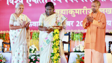 राष्ट्रपति द्रौपदी मुर्मू लखनऊ आगमन, राष्ट्रपति ब्रह्माकुमारीज उद्घाटन, राजयोग प्रशिक्षण केंद्र लखनऊ, द्रौपदी मुर्मू भाषण, President Droupadi Murmu Lucknow arrival, President launches Brahma Kumaris campaign, Rajyog training center Lucknow, Droupadi Murmu speech Lucknow, राष्ट्रपति लखनऊ आगमन फोटो, ब्राह्माकुमारी उद्घाटन इमेज, राजयोग केंद्र उद्घाटन फोटो, President Murmu Lucknow image, Brahma Kumaris inauguration photo, Rajyog training centre opening image, #DroupadiMurmu, #BrahmaKumaris, #Rajyog, #LucknowVisit, #ValueEducation,