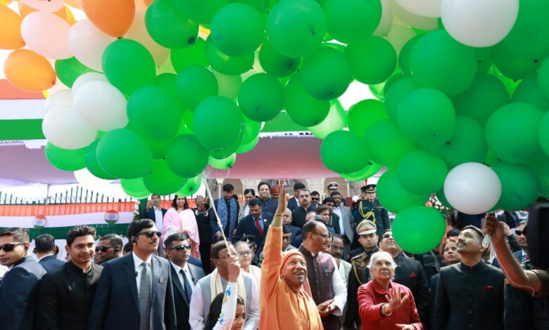 Republic Day 2026 in UP, UP Republic Day Live Updates, 77th Republic Day Uttar Pradesh, CM Yogi Republic Day Speech, UP Republic Day Parade 2026, गणतंत्र दिवस 2026 यूपी, सीएम योगी ध्वजारोहण, यूपी गणतंत्र दिवस परेड,Republic Day 2026 UP Parade Image, CM Yogi Flag Hoisting Lucknow Photo,लखनऊ गणतंत्र दिवस समाचार, Lucknow Republic Day News, उत्तर प्रदेश राष्ट्रीय पर्व खबर, UP National Event News, यूपी पुलिस सम्मान समाचार, UP Police Award News, भारत रक्षा परेड समाचार, India Defence Parade News,UP Police Parade Image,#RepublicDay2026, #RepublicDayUP, #77thRepublicDay, #CMYogi, #UPNews, #RepublicDayParade, #IndianArmy, #NationalFestival, #LucknowNews, BMP-2 Sarath Parade Photo, गणतंत्र दिवस परेड यूपी फोटो,