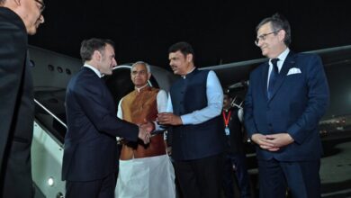 Macron India Visit 2026, Emmanuel Macron Mumbai Visit, फ्रांस राष्ट्रपति भारत दौरा 2026, PM Modi Macron Meeting, India France Strategic Partnership, Year of Innovation 2026 Launch, Mumbai Political News, Maharashtra International Visit News, Indo-Pacific Cooperation India France, AI Summit Delhi 2026, Horizon 2047 Roadmap India France, New Delhi Diplomatic News, International Relations News Type,Emmanuel Macron Mumbai Airport photo, Devendra Fadnavis स्वागत तस्वीर, PM Modi Macron Meeting image, India France bilateral talks photo, India AI Impact Summit 2026 stage image, Mumbai International Visit 2026 picture, Indo-French partnership event photo,मुंबई अंतरराष्ट्रीय कूटनीतिक खबर, Maharashtra Political International News, New Delhi Global Summit News 2026, India-France Bilateral Meeting Update, International Relations Breaking News India, AI Summit Delhi Political News, Indo-Pacific Strategic Cooperation Report, District Mumbai Diplomatic Visit News,#MacronIndiaVisit #IndiaFranceRelations #PMModi #EmmanuelMacron #MumbaiNews #AIImpactSummit2026 #Horizon2047 #GlobalDiplomacy #IndoPacific #YearOfInnovation2026
