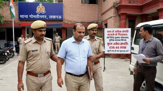 लखनऊ, Lucknow Uttar Pradesh, उत्तर प्रदेश, UP News, Lucknow Crime News, UP Corruption News, Police Awas Nigam Uttar Pradesh, UP Vigilance News, भ्रष्टाचार निवारण संगठन उत्तर प्रदेश, सरकारी कर्मचारी FIR, आय से अधिक संपत्ति मामला, Lucknow Breaking News, Uttar Pradesh Government Action, Lucknow Administrative News, JE Corruption Case, UP Anti Corruption Drive,